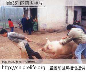 #孟婆前世照相馆# 【lele351 的前世相片】我们都曾从奈何桥上走过，喝下三碗忘川之水烹煮的孟婆汤，忘却了前尘旧事。孟婆前世照相馆，保存着你前世的数码相片。lele351 的前世相片，有图有真相：